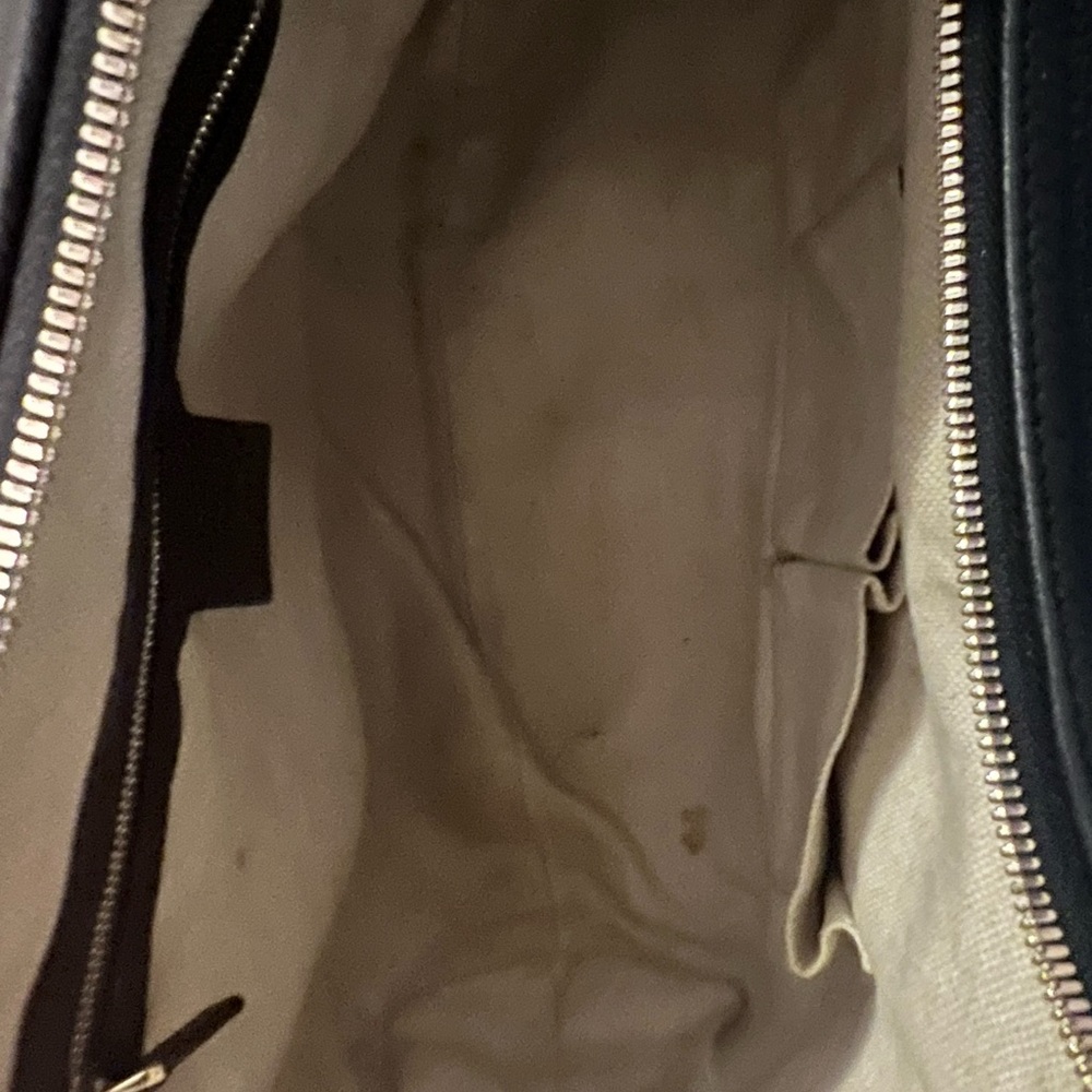 Black Gucci Hobo Embossed Large Bag - Picture 6 of 9